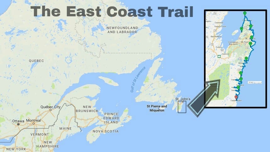 The East Coast Trail is a coastal walking and hiking experience that takes you to the outermost reaches of North America, along the scenic shores of the Avalon Peninsula in Newfoundland and Labrador.