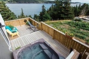 Blue Whale Private Hot Tub Deck