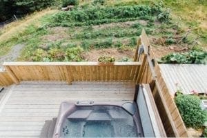 Blue Whale Private Hot Tub Deck