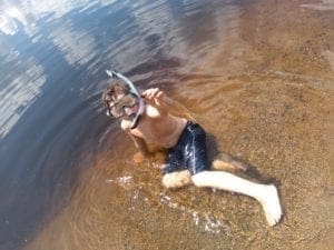 Snorkling in Newfoundland