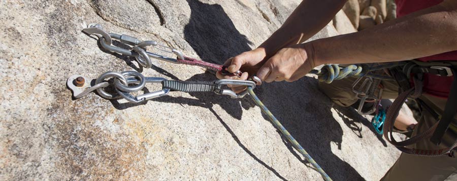 Bolted Rock Climbing Anchor