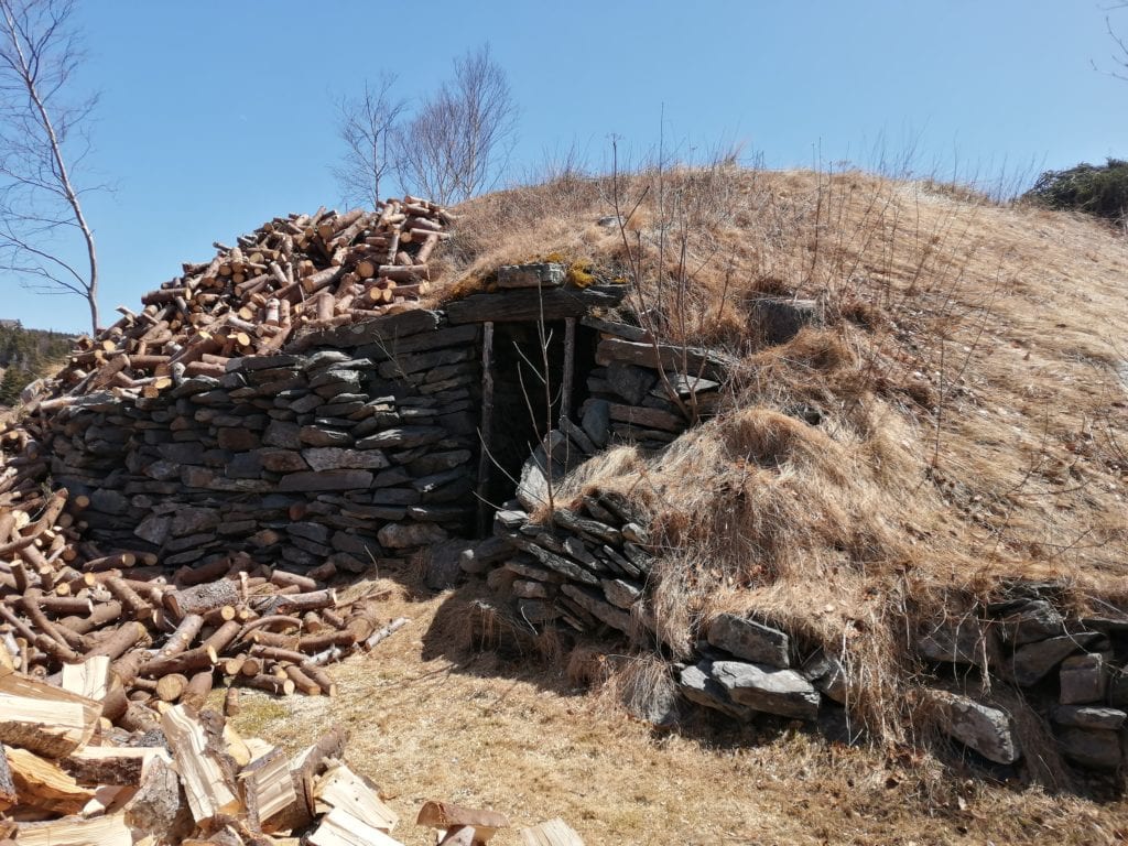 200-year-old Newfoundland Root Cellar built entirely by hand