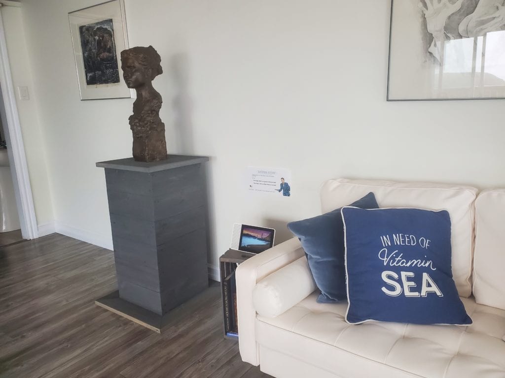 Blue Whale Suite, and a sample of of of the Fine Czeck Scuptures in our roating art