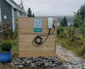 Whale House Guest House is proud to offer free Electric Vehicle Charging to all EV Drivers looking to charge their electric car while visiting Whale House, The Fork Restaurant, or hiking the Tinkers Point East Coast Trail Hike. Plan your trip on Plug Share.