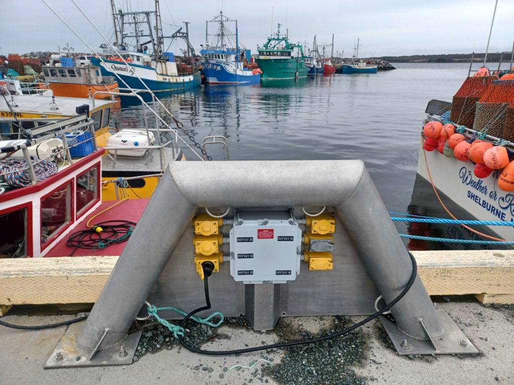 Charging your Electric Vehicle (EV) at the local wharf in Newfoundland