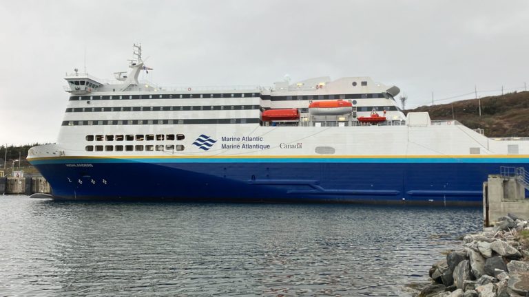 All the ferries that service the ferry crossing between Sydney, Nova Scotia and Newfoundland (both Argentina and Port Aux Basques) are large vessels.